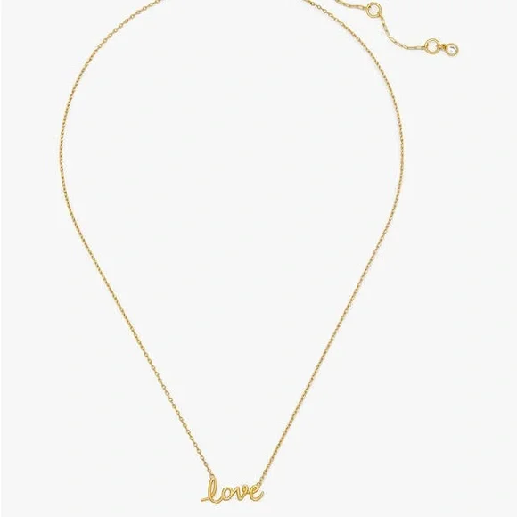 Kate Spade Say Yes Love Pendant Necklace - Picture 2 of 4